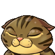 Sleeping cat animated twitch emote