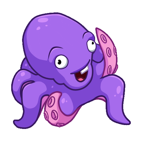 Octopus — Sea Kingdom animated telegram sticker