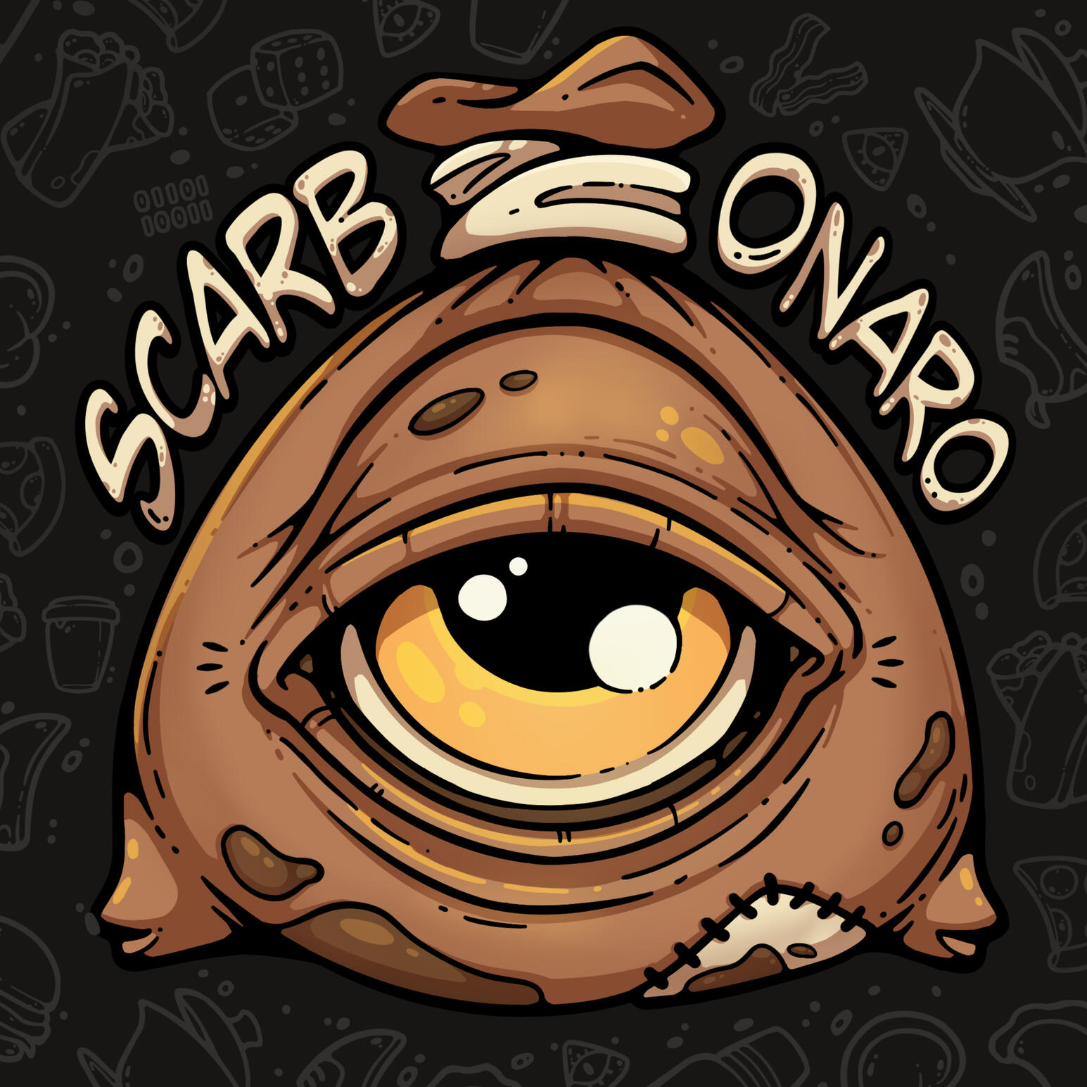 Skarbonaro — merch print iIllustration