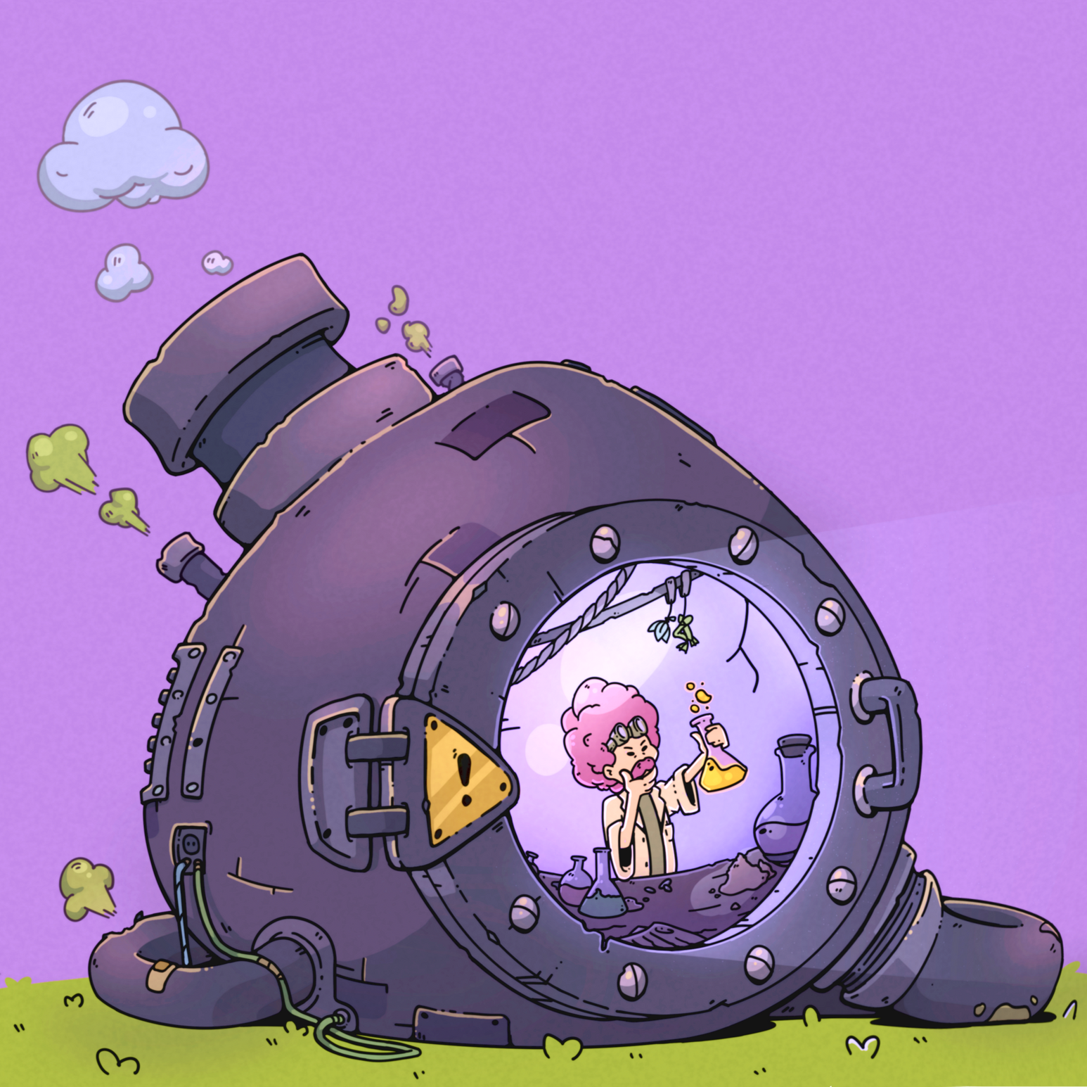 Hermetic Alchemist — Sinix Chroma Corpse Challenge illustration